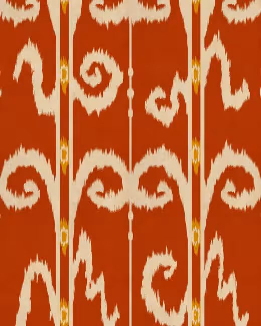 Elysia Ikat Crimson Wallpaper
