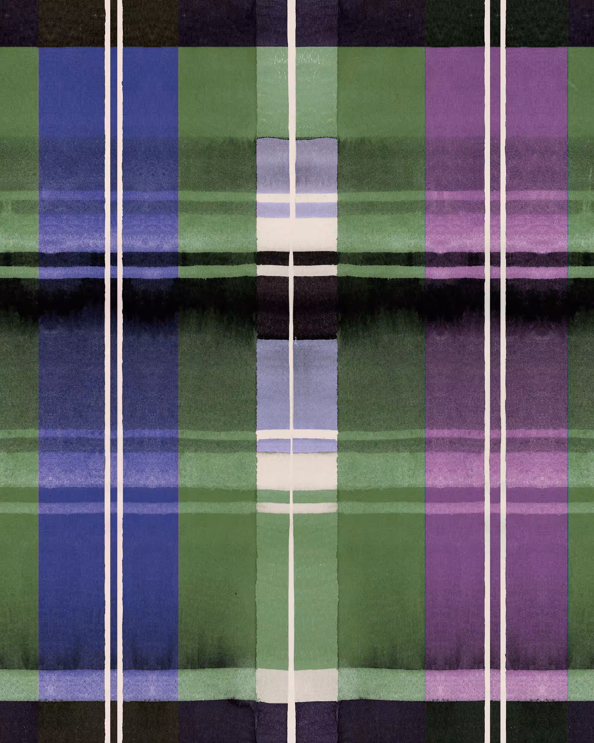 Kerschdorf Plaid Foliage Wallpaper