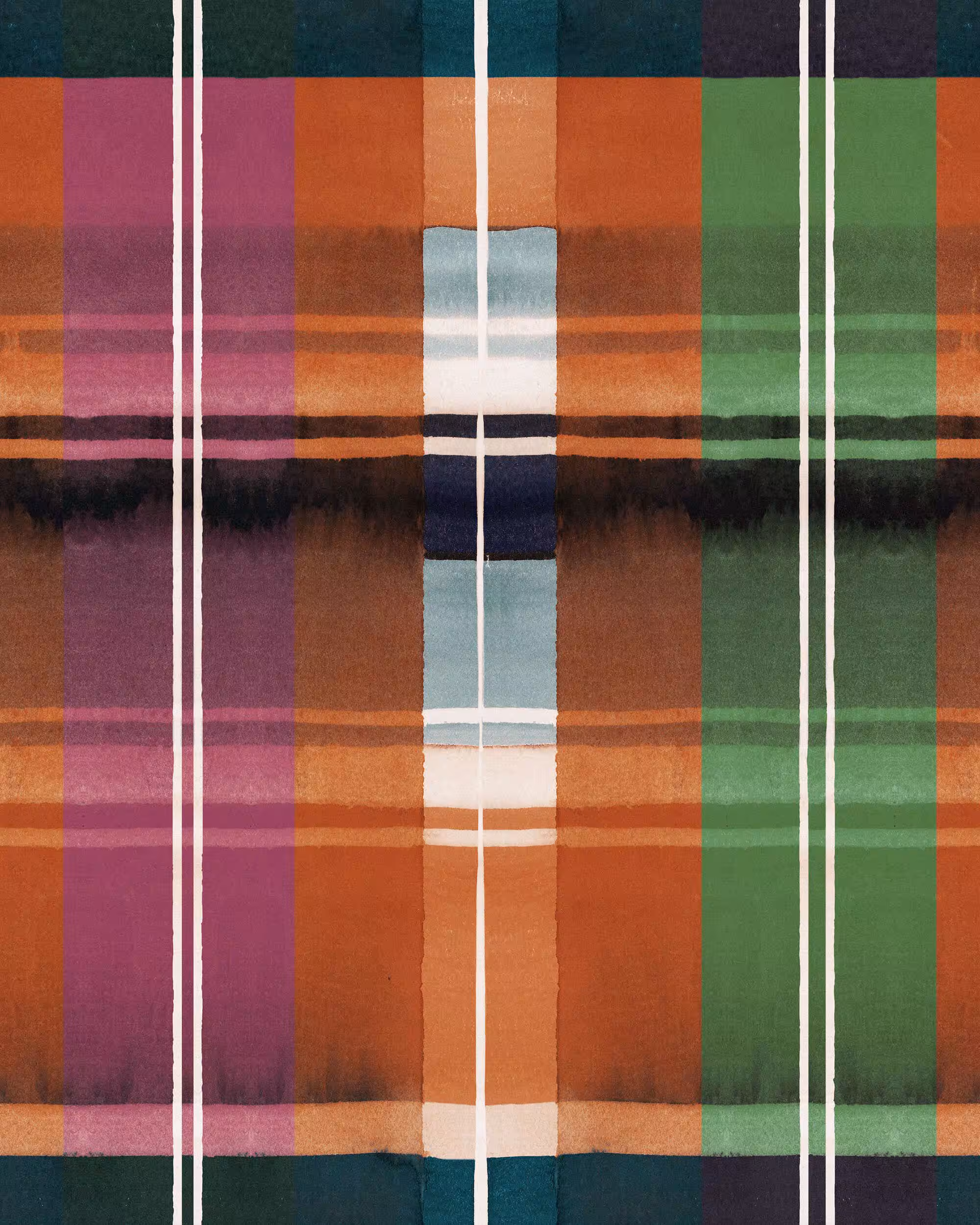 Kerschdorf Plaid Carrot Wallpaper