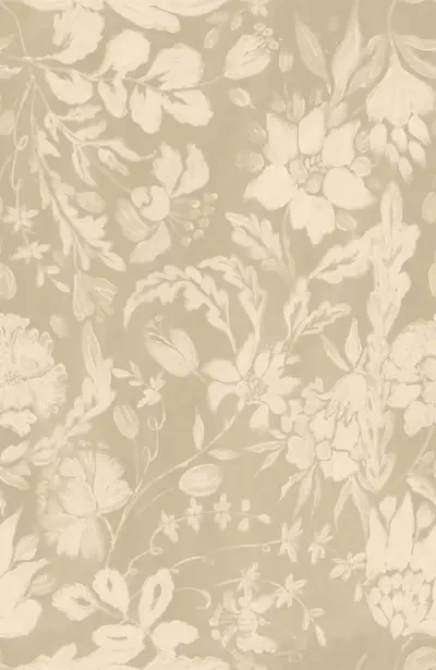 FLOWERY ORNAMENT Taupe Taupe