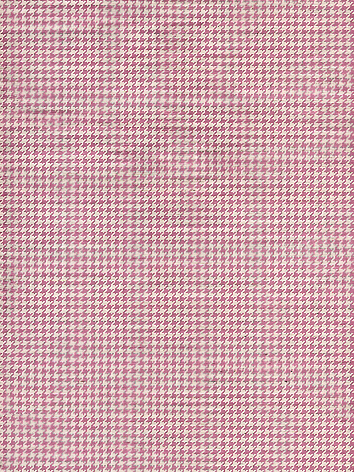 Houndstooth Sisal in Raspberry