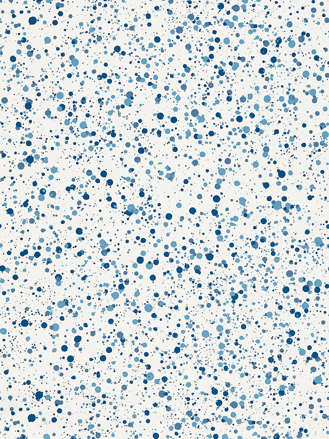 Spatter – Wallcovering in Navy on White
