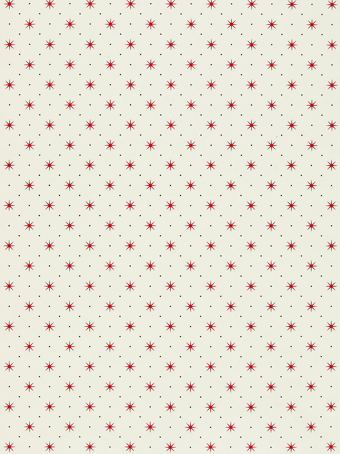 Trixie in Red & Black on White