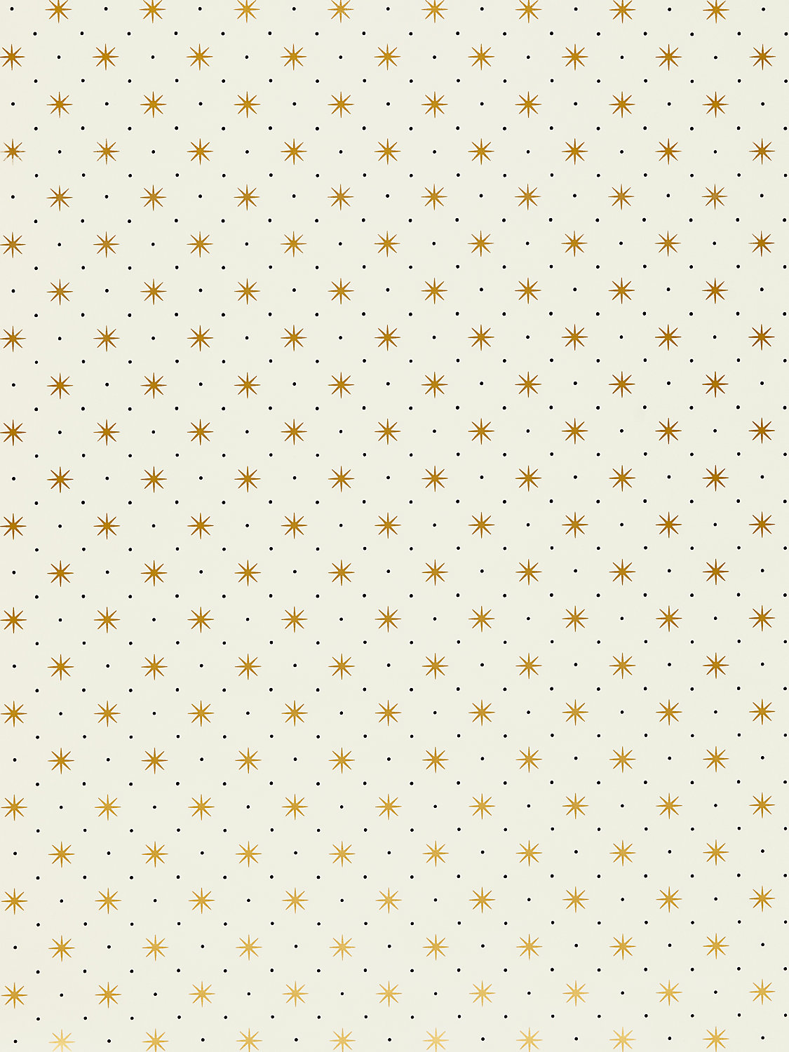Trixie in Gold & Black on White