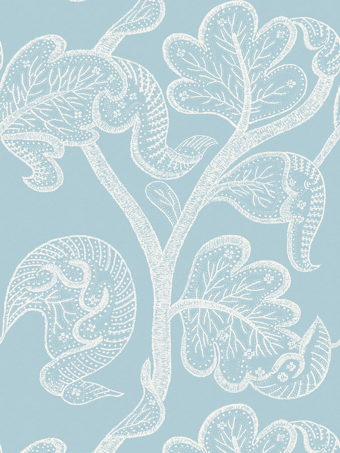Russell Wallcovering in Sea Glass
