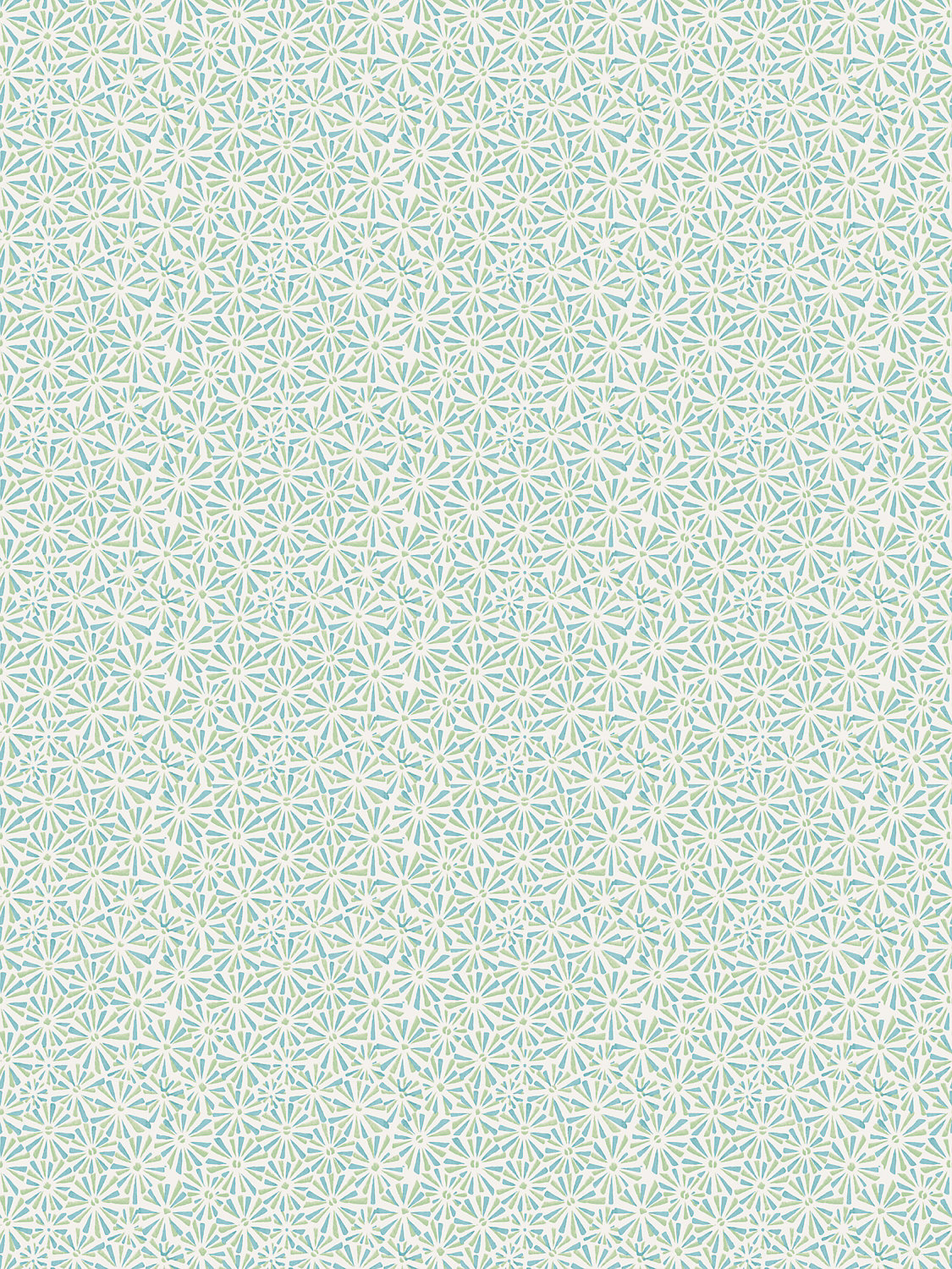 Starburst Wallcovering in Sea Glass