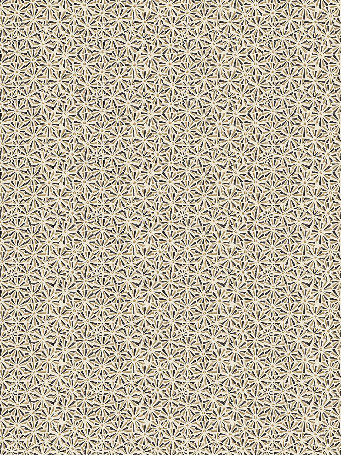 Starburst Wallcovering in Black Walnut