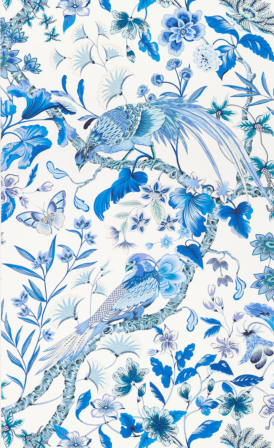 Botany Bay Wallcovering in Porcelain