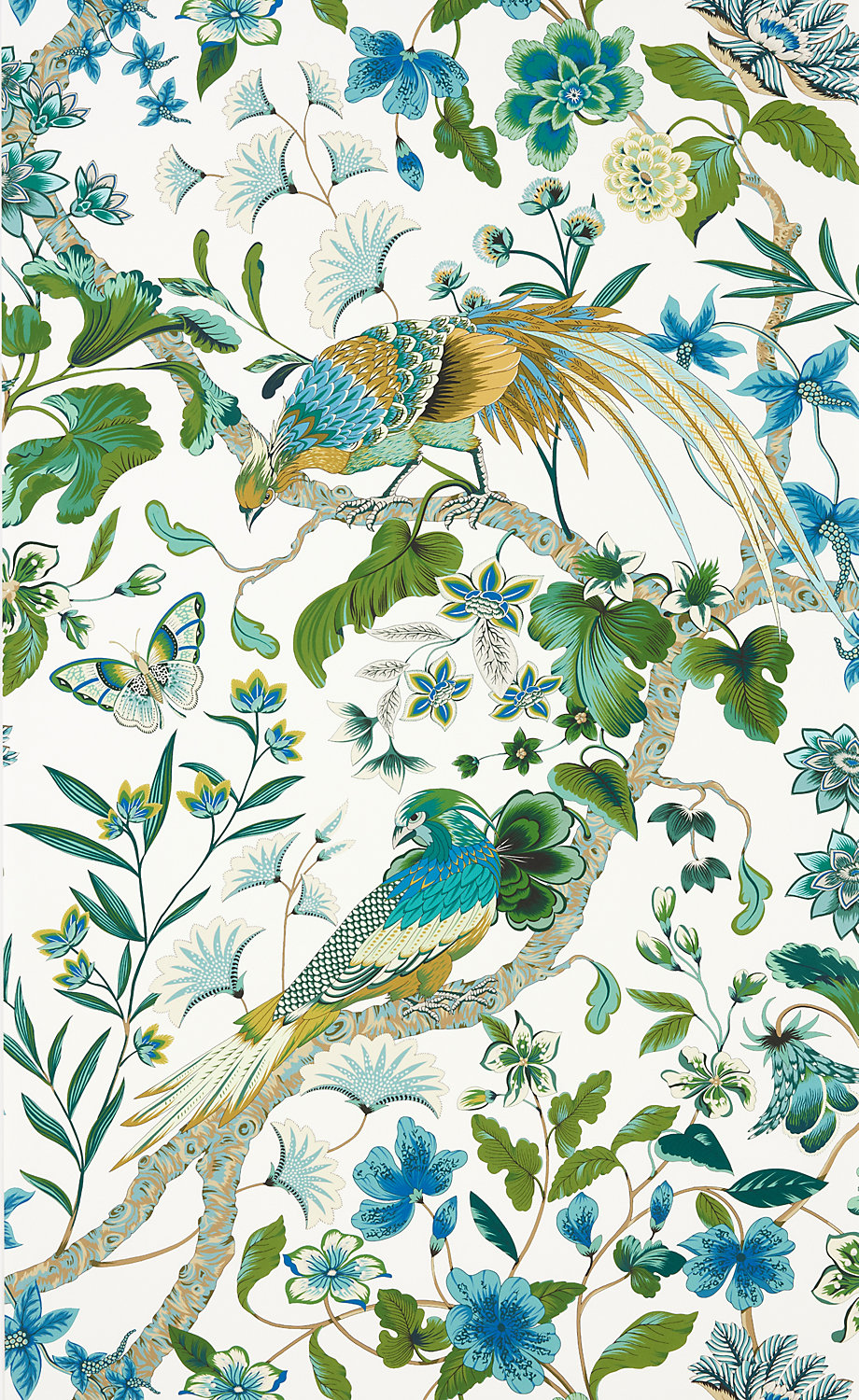 Botany Bay Wallcovering in Forest