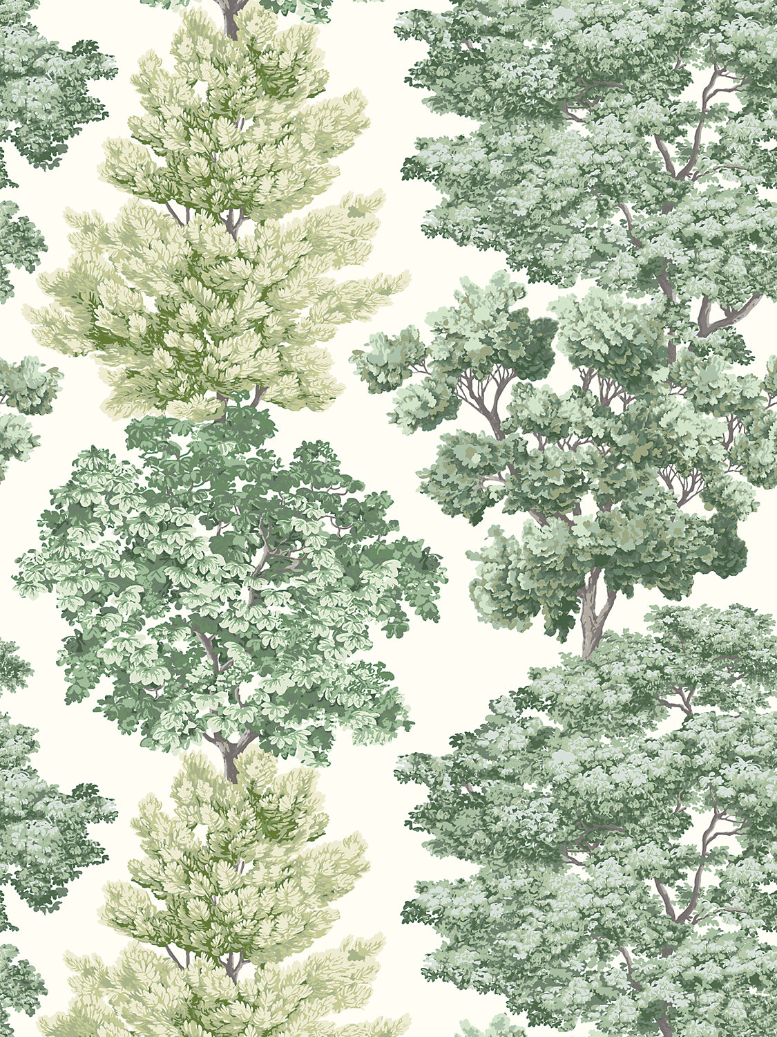 Central Park Wallcovering in Green