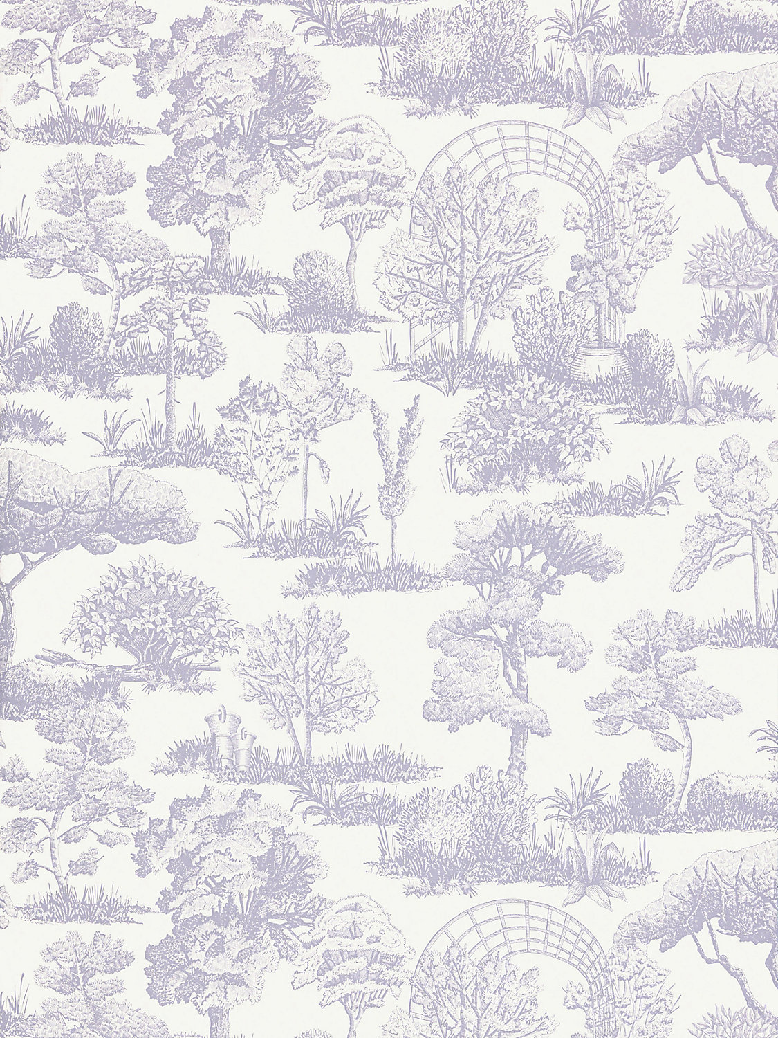 Garden Toile in Lavender