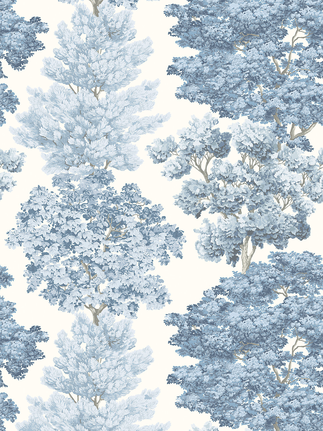 Central Park Wallcovering in Light Blue