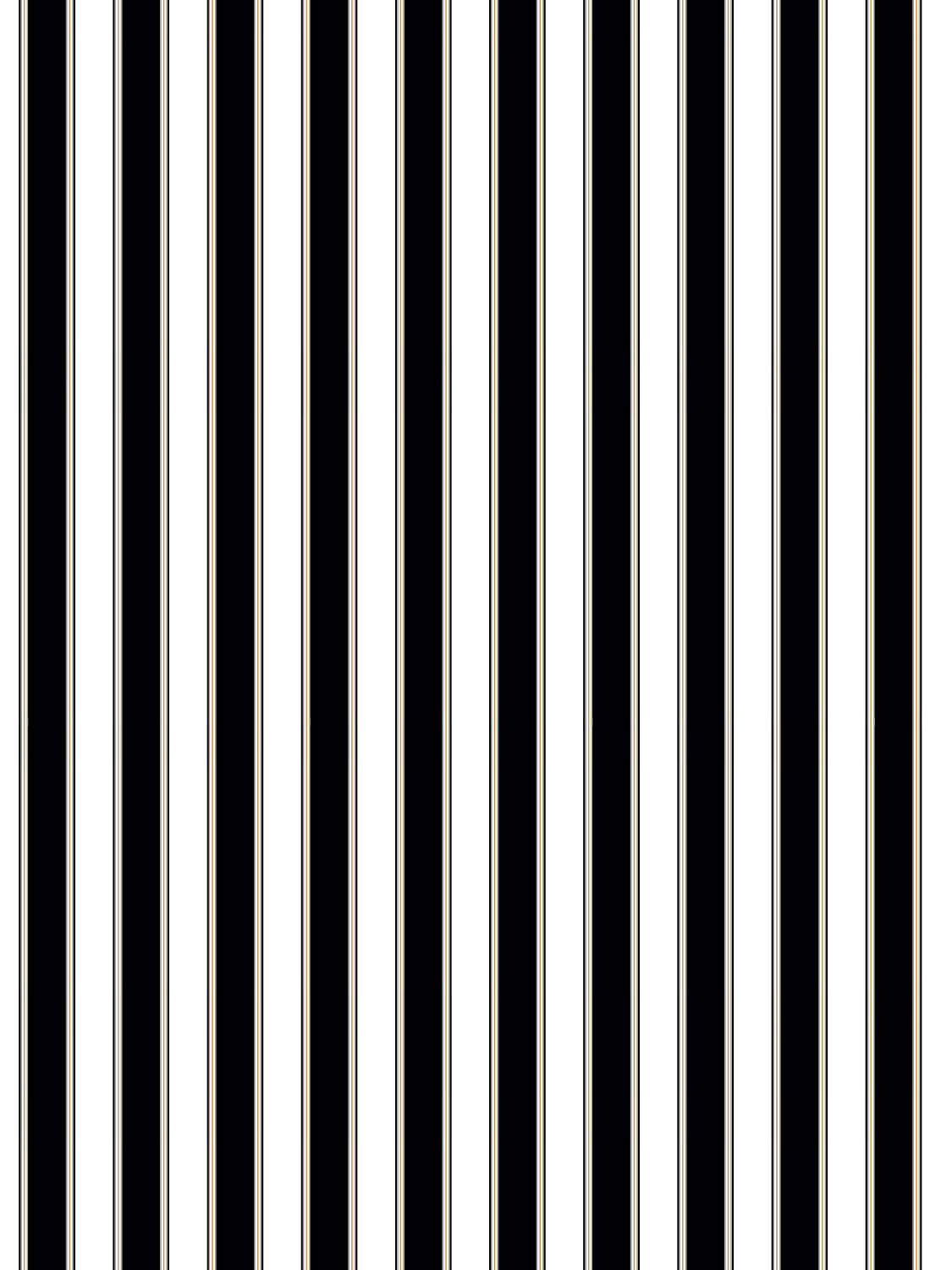 Piano Stripe Wallcovering in Ebony
