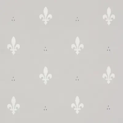 Fleur De Lis in Grey