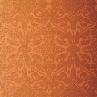 Varenna Damask in Terracotta