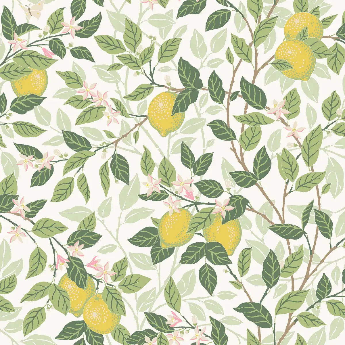 Citronträd in Ivory and Leaf