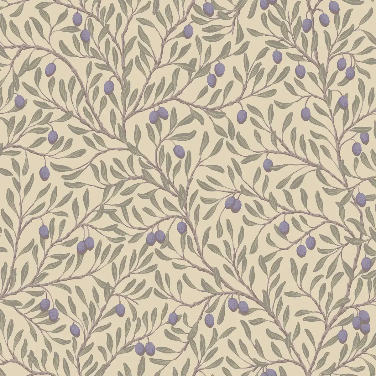 Citronträd in Taupe and Blue