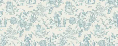 Chinoiserie Linen Fabric