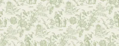Chinoiserie Linen Fabric