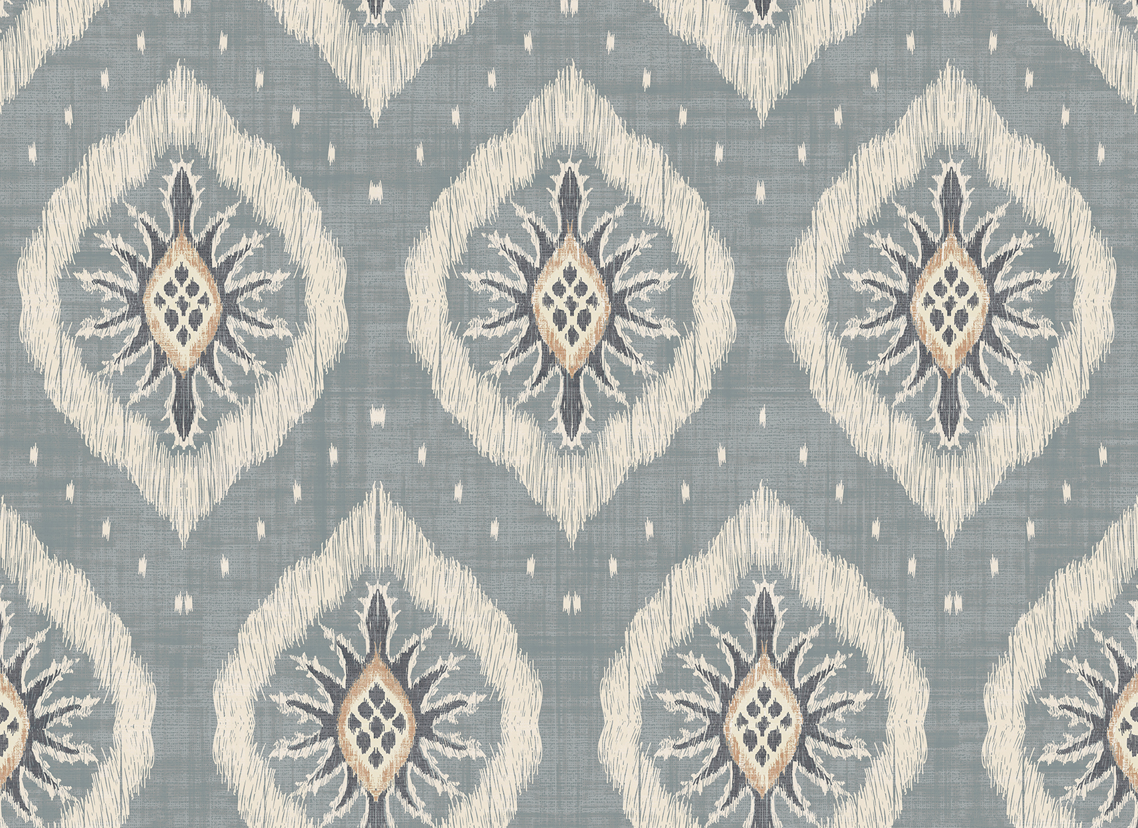 Odina Ikat — Soft Blue