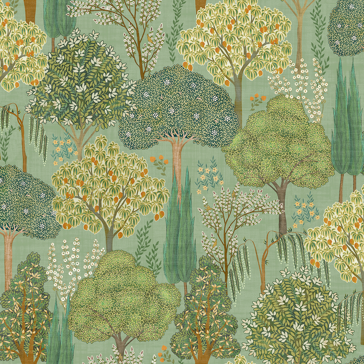 Persian Oasis — Sage Green