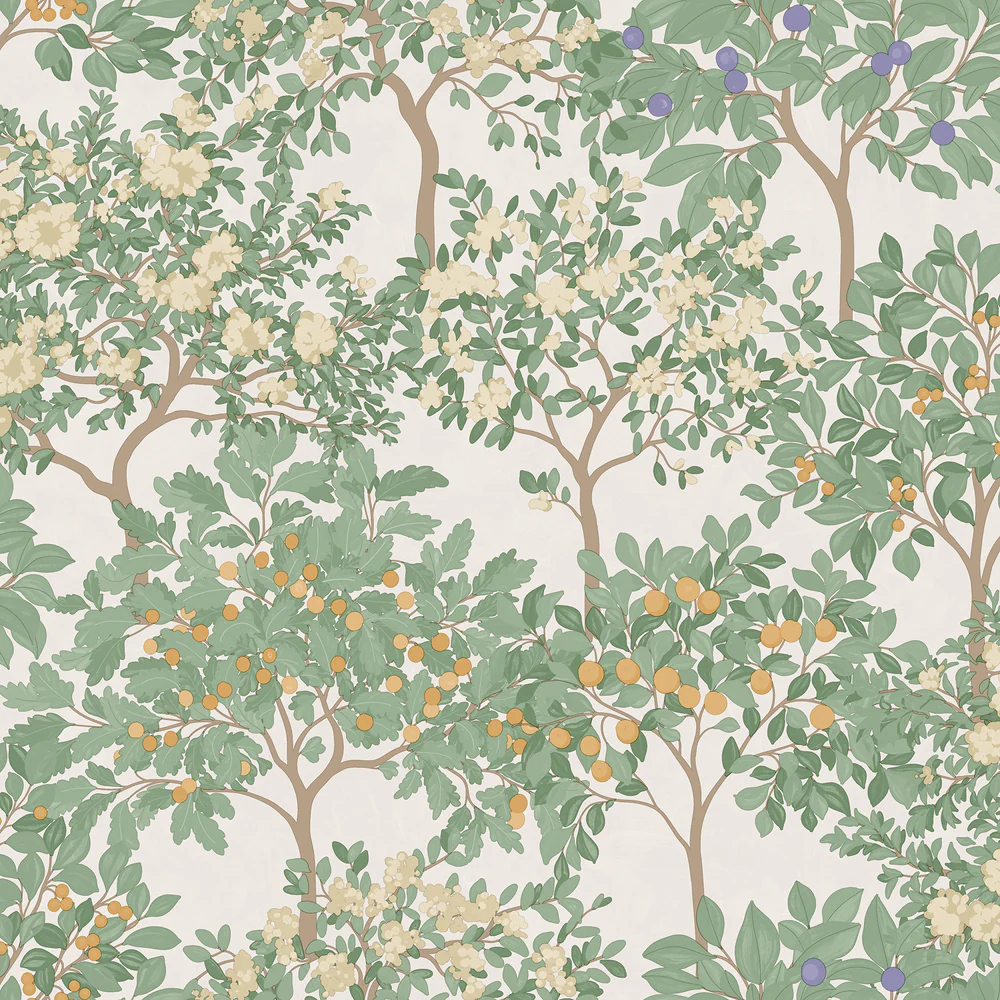 Arbor Serenade Cream Wallpaper