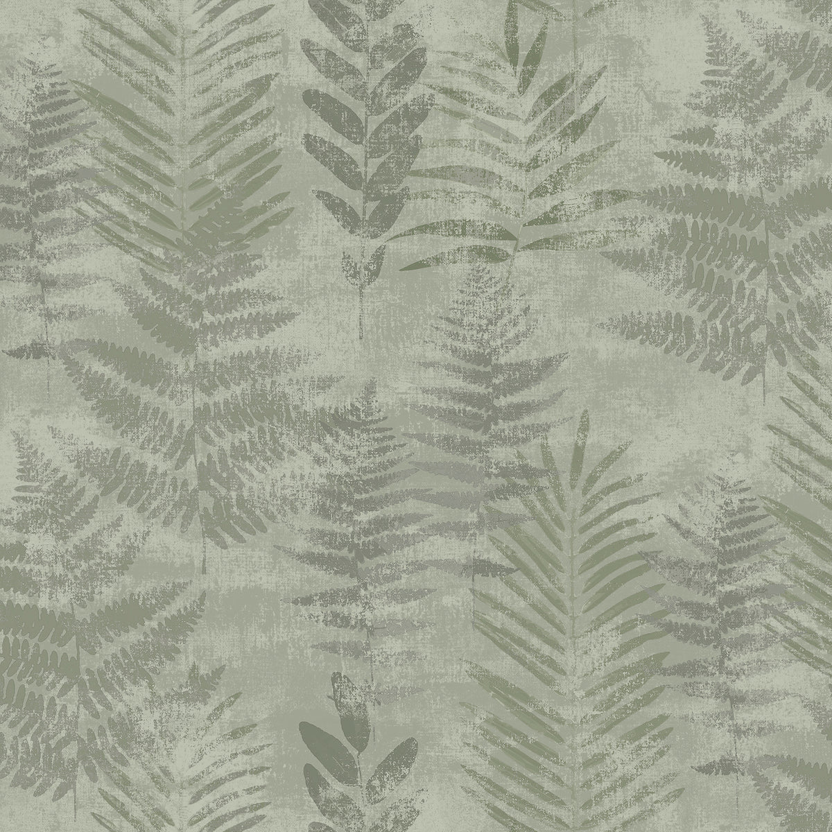 Fern Horizon Green Wallpaper