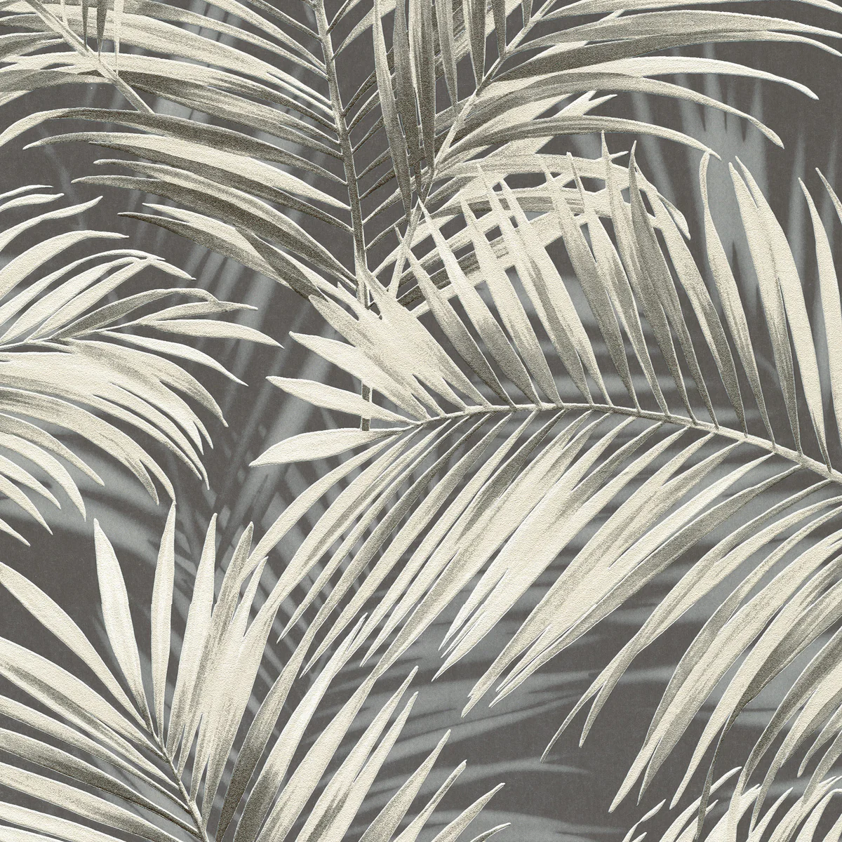 Calvado Palm Black Wallpaper