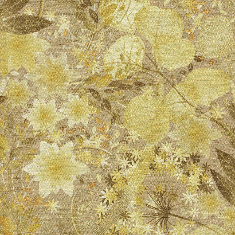 Secret Grove Yellow Wallpaper