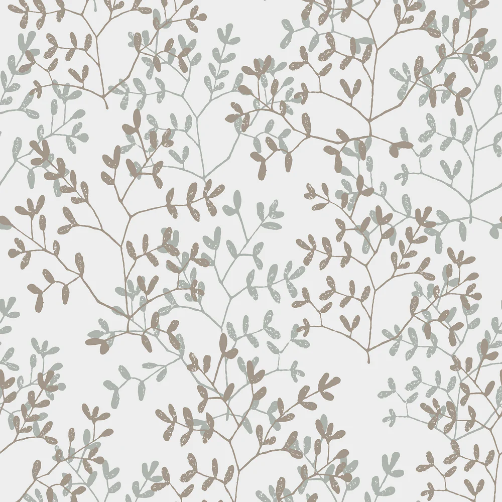 Antibes Branches White Wallpaper