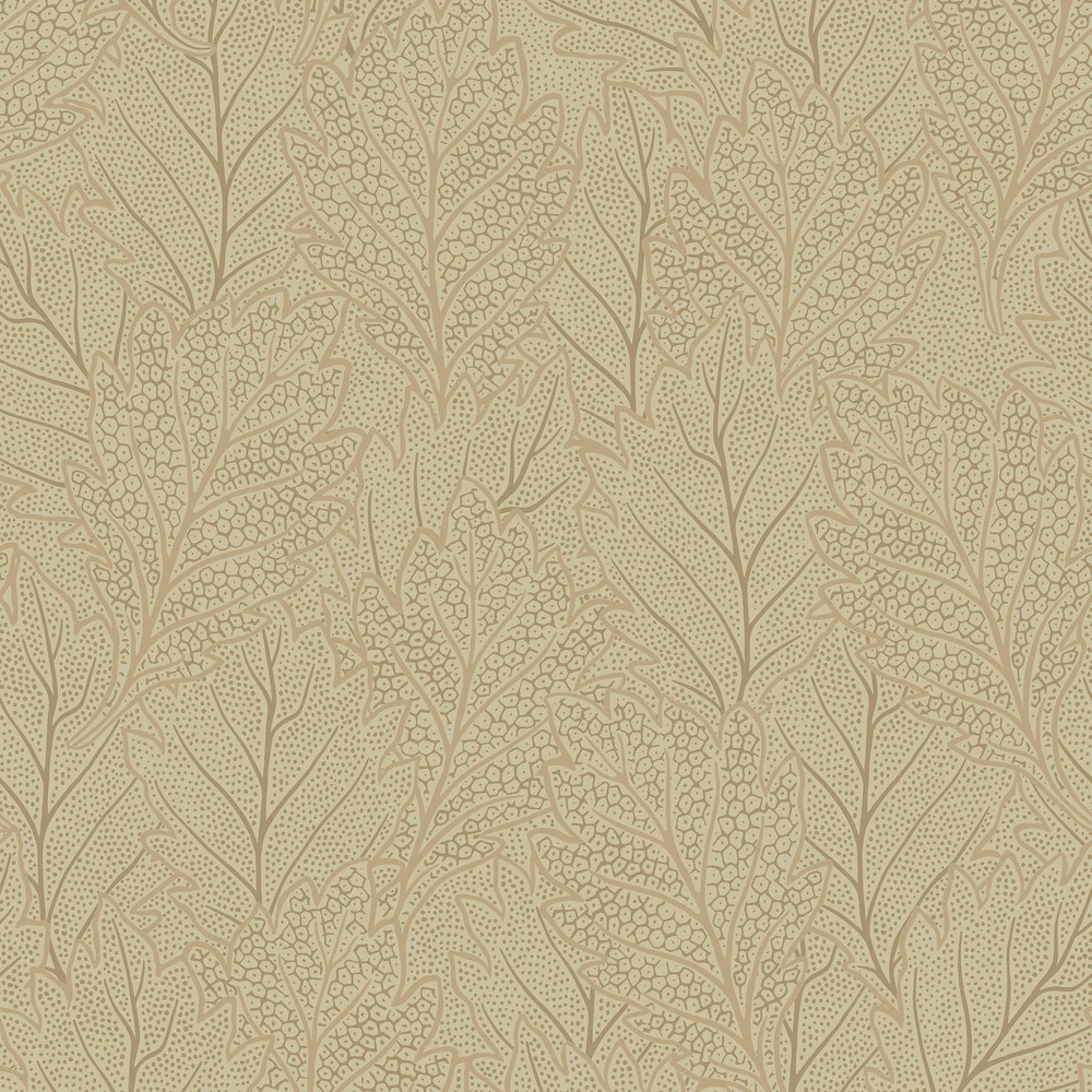Quercus Leaves Green Wallpaper