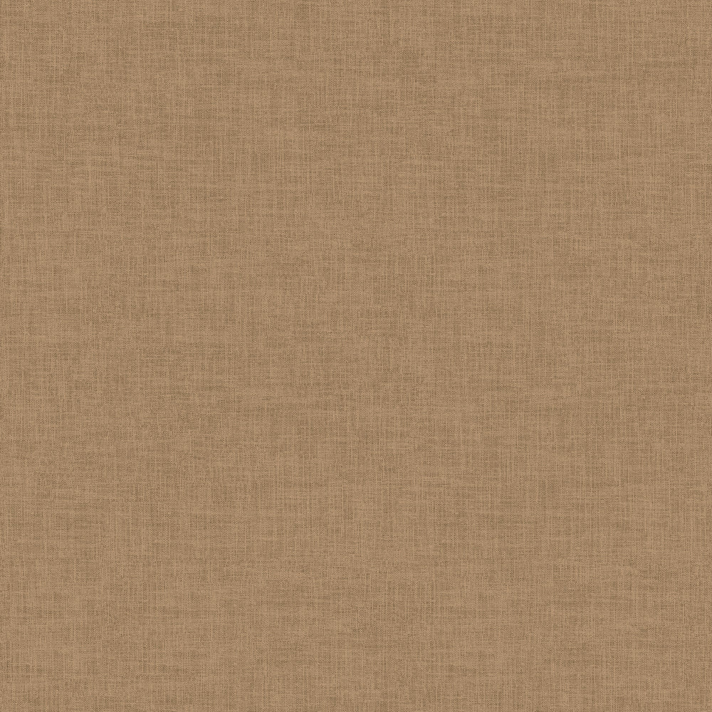 Antibes Linen Weave Texture Brown Wallpaper
