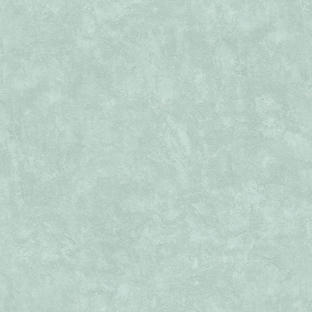 Faux Concrete Plaster Texture Green Wallpaper