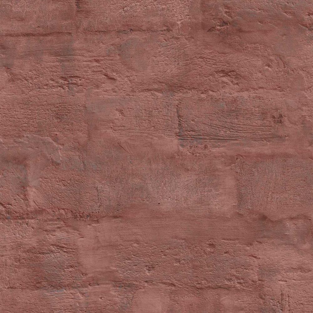 Painted Loft Bricks Red Wallpaper