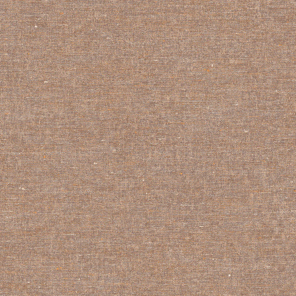 Faux Hemp Texture Carob Brown Wallpaper