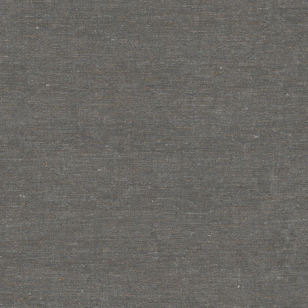Faux Hemp Texture Antracite Wallpaper