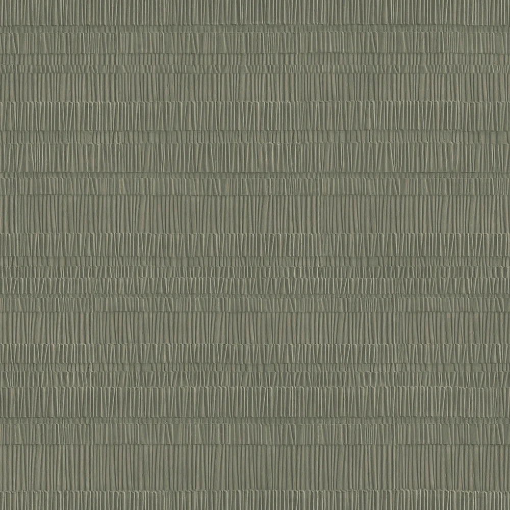 Pleated Origami Texture Green Wallpaper