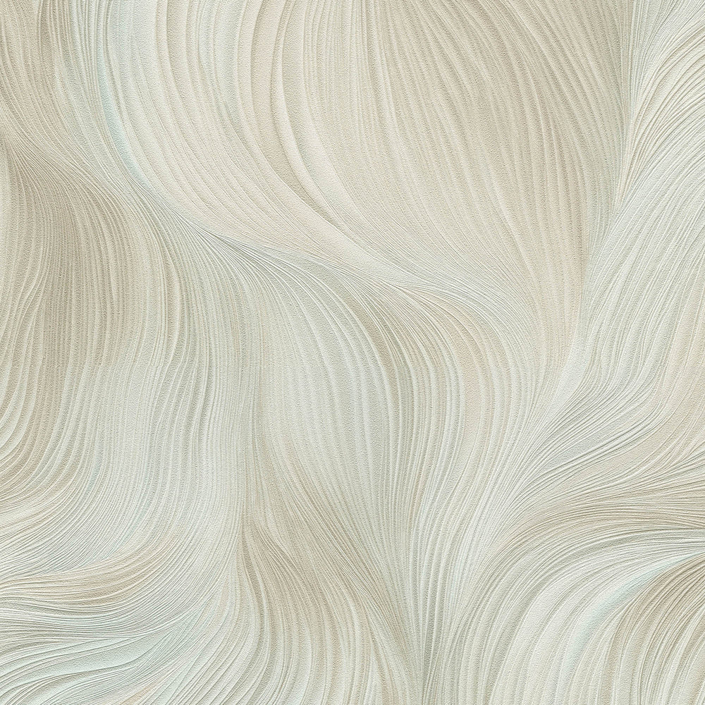 Waves of Light Teal Wallpaper
