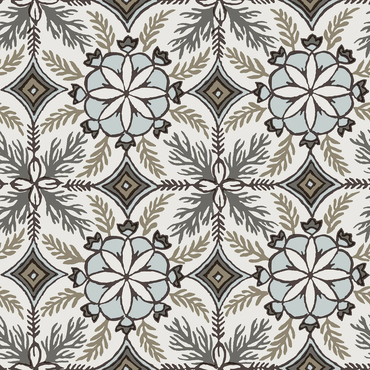 Morocco Taupe Wallpaper