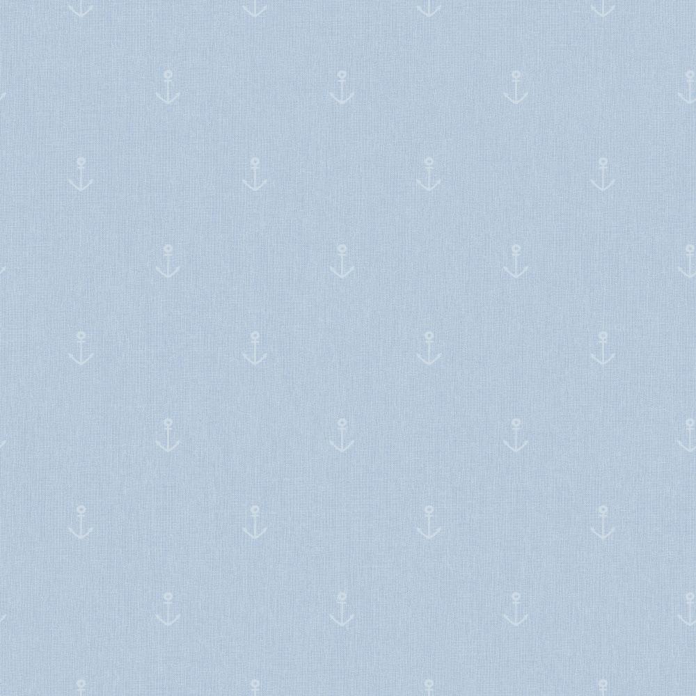 Anchors Away Blue Wallpaper