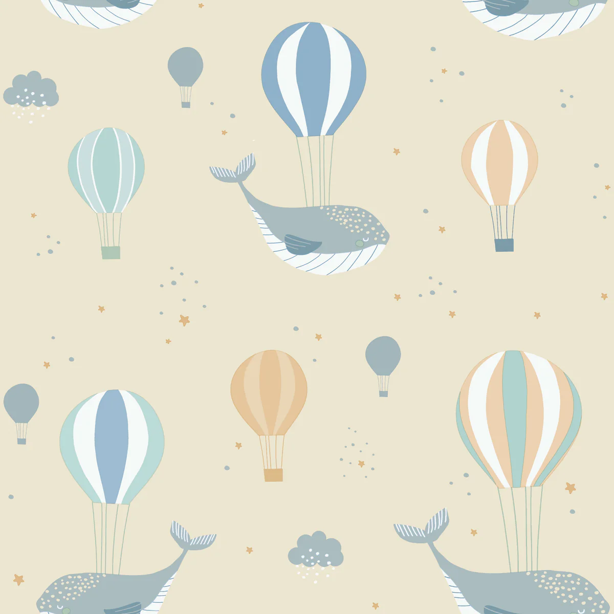 Celestial Sea Yellow Wallpaper