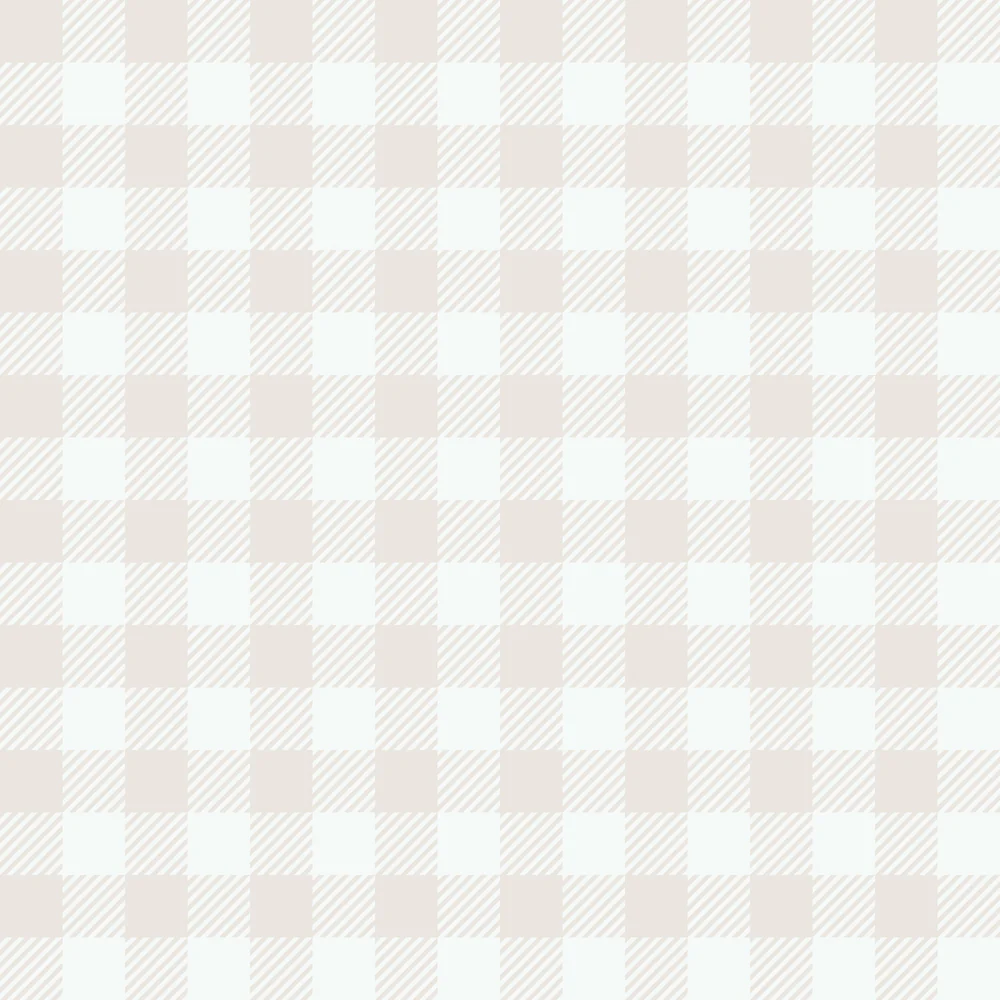 Heritage Gingham Beige Wallpaper