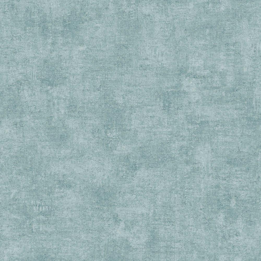Glitter Infused Linen Texture Blue Wallpaper