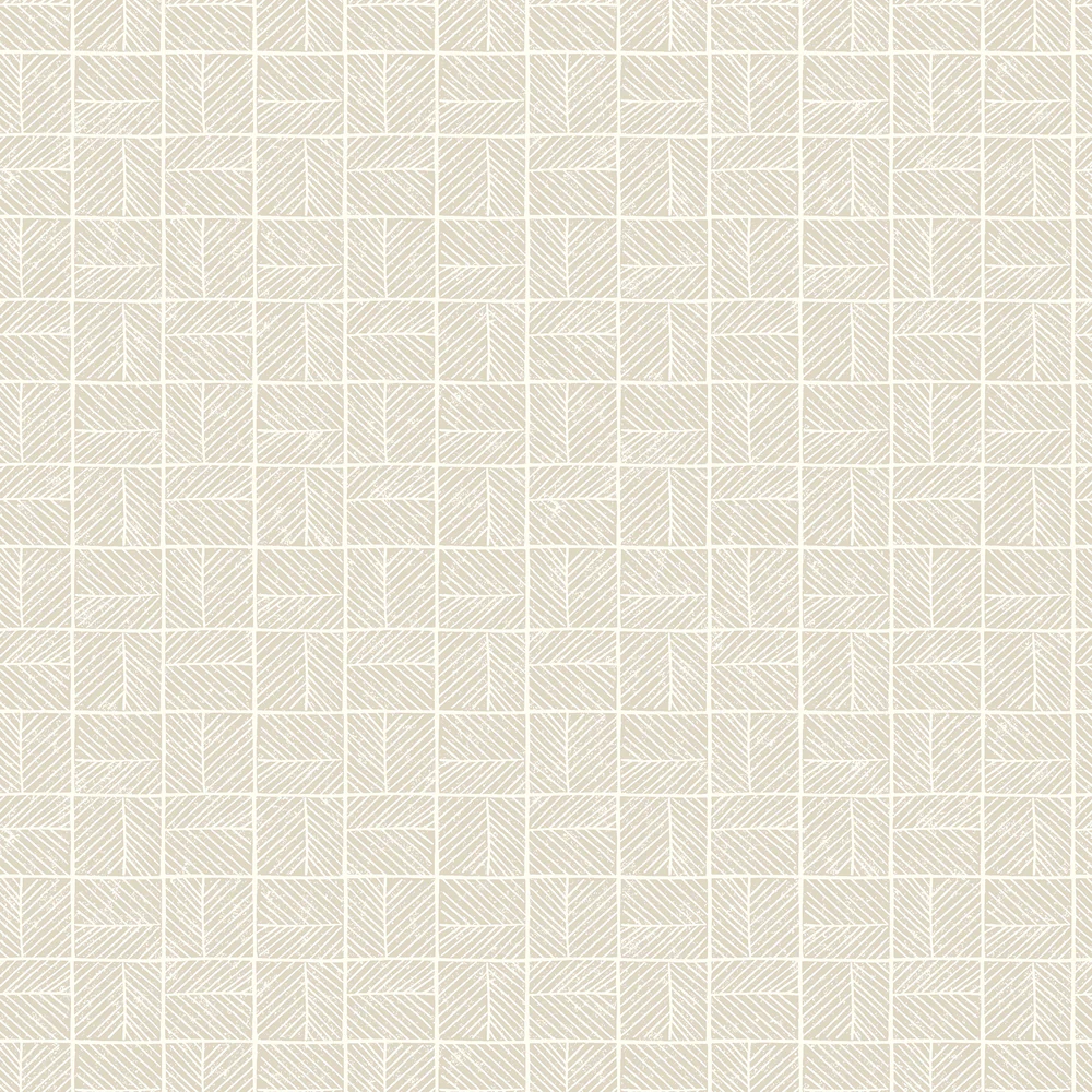 Carimbo Mosaic White Wallpaper