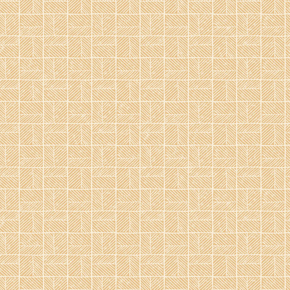 Carimbo Mosaic Beige Wallpaper