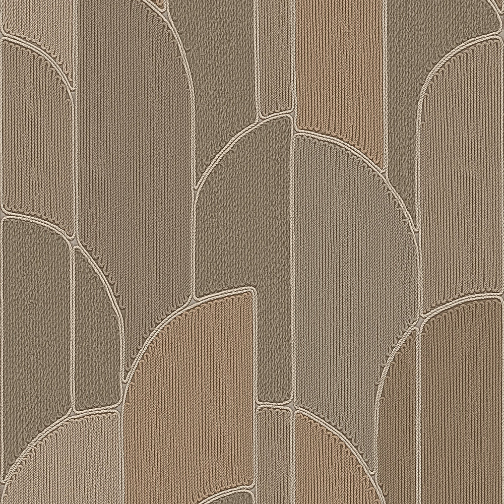 Stitched Arches Sage Wallpaper