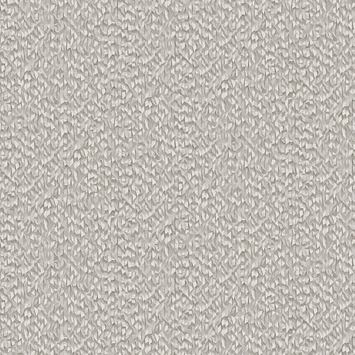 Textured Weave Plain Taupe Wallpaper