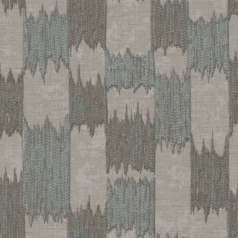 Ikat Echo Gray Wallpaper