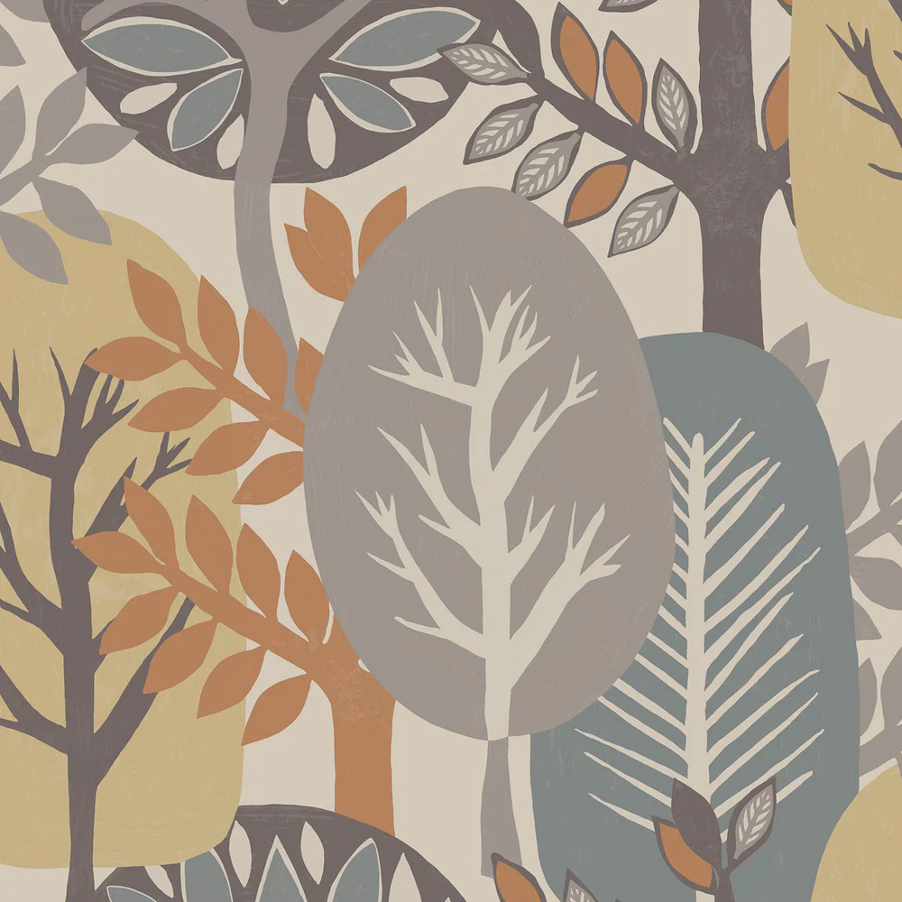 Antibes Nature Forest Beige Wallpaper