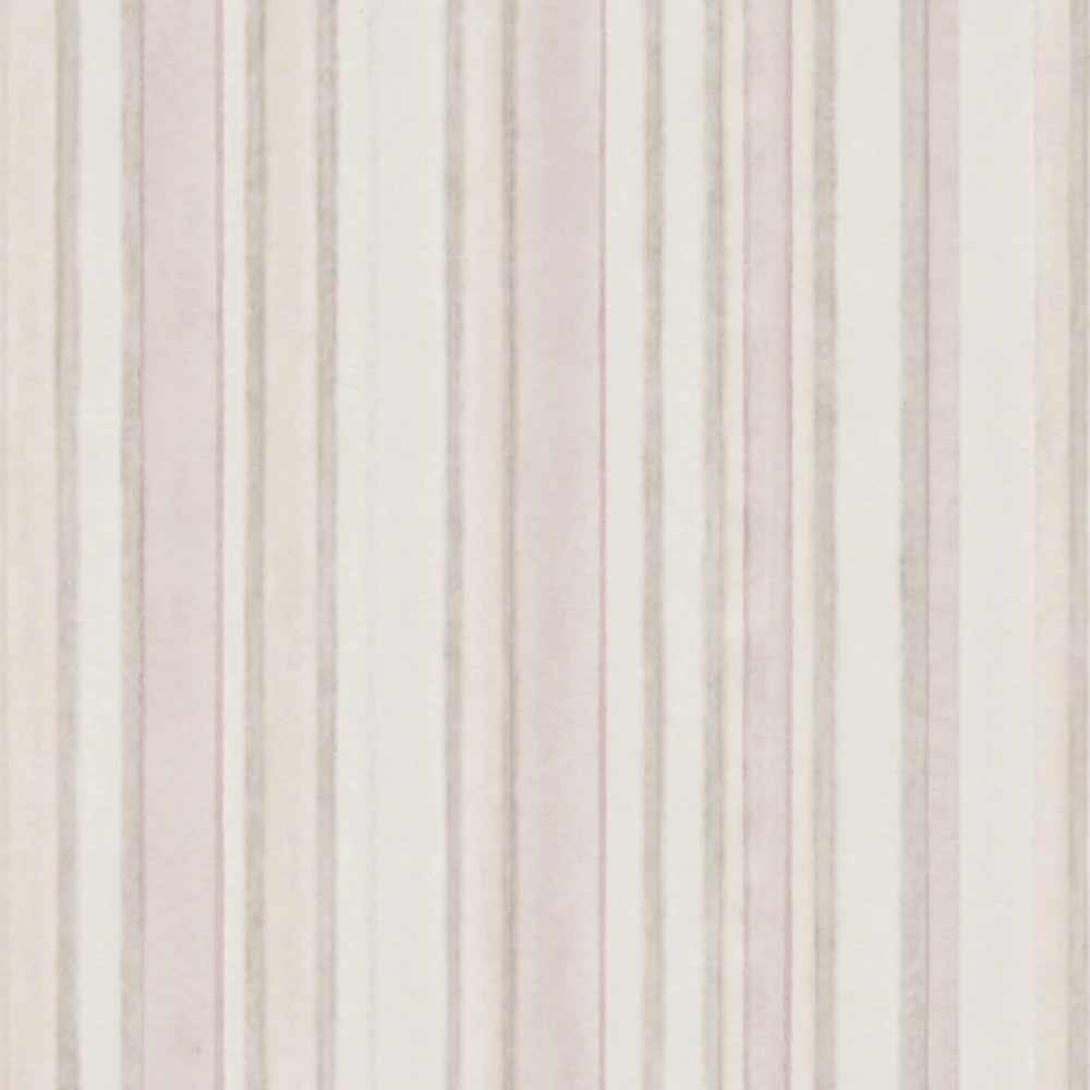 Soft Watercolor Stripe Pink Wallpaper